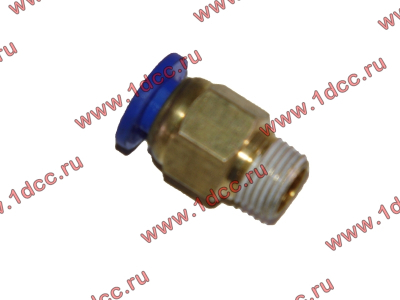 Фитинг (бронза, прямой, П конус 14) d-6 HOWO (ХОВО)  фото 1 Пенза