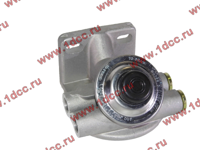 Кронштейн топливного фильтра грубой очистки (с помпой, 2 отверстия) DF DONG FENG (ДОНГ ФЕНГ) 125010-KC100 для самосвала фото 1 Пенза