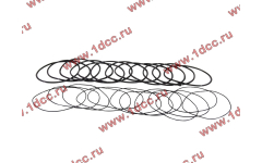 Кольцо уплотнительное гильзы цилиндра (комплект 12 тонких и 12 толстых) двигатель TD226B6G фото Пенза