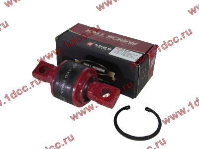 Сайлентблок реактивной штанги 85х57х152 со стопорным кольцом H (AZ9631523177-JX) КАЧЕСТВО HOWO (ХОВО) LEO700012A фото 1 Пенза