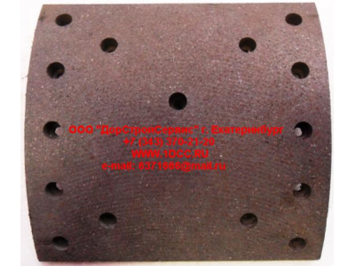 Накладка тормозная задняя (15 отв.) DF белый DONG FENG (ДОНГ ФЕНГ) 3502ZS10-105 для самосвала фото 1 Пенза